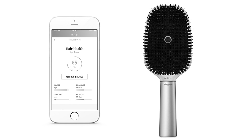 Smart hairbrush - Internet of Things and Disruptive Beauty