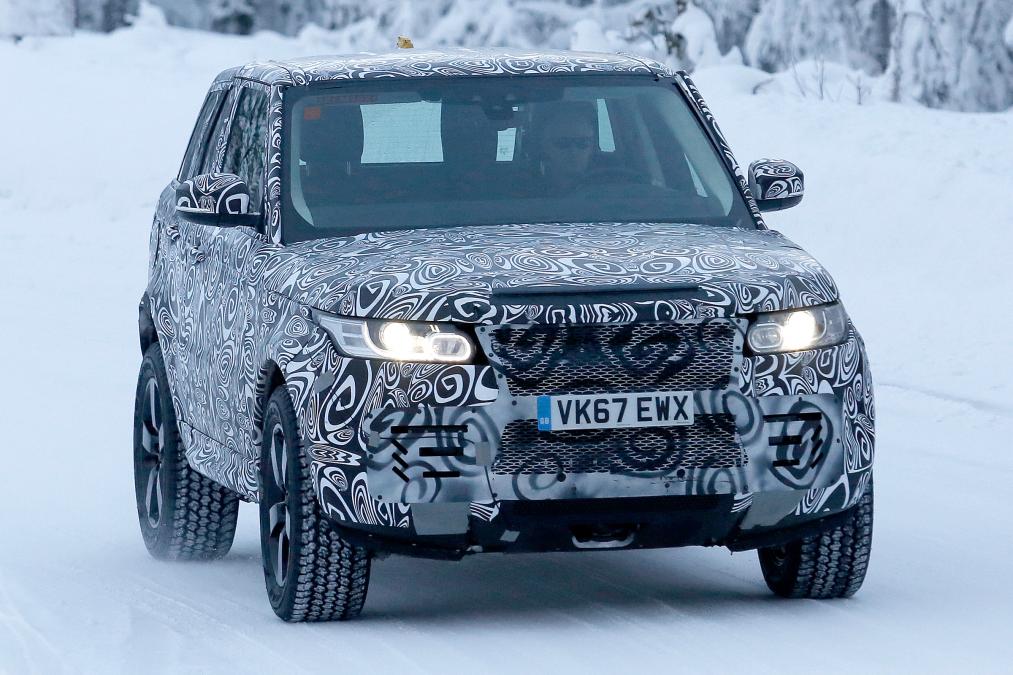 Land Rover concept spotted in cold weather testing- credit: AutoExpress.co.uk 10 Jan 2018